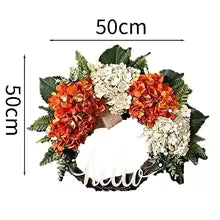 Fall Wreath, Wreath For Front Door, Hydrangea Wreath, Autumn Wreath, Wreath For Fall Decor Thanksgiving Autumn Durable